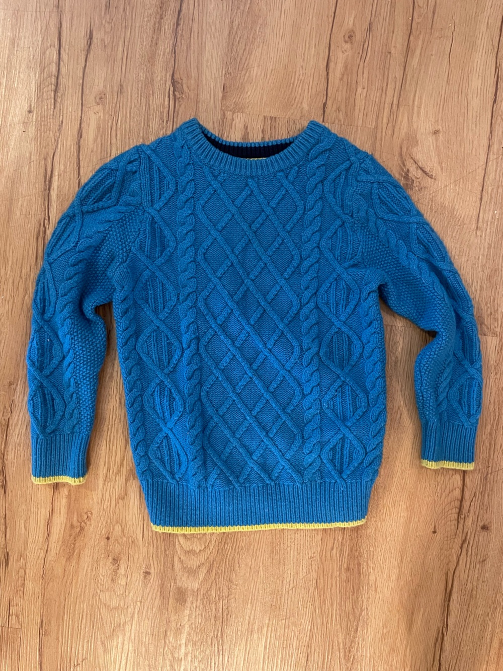 Blue Mini Boden sweater, size 5-6